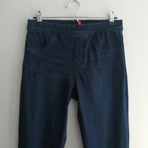 Spanx Jean-ish Ankle High Rise Jean Leggings in Twilight Rinse Medium (Fits 6-8) - Picture 5 of 16